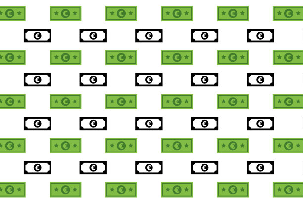 摘要欧元纸币图案背景图片下载