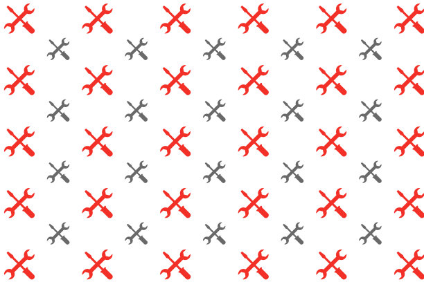 摘要扳手和螺丝刀交叉图案背景图片下载