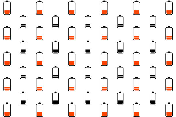 电池低电量模式背景图片下载