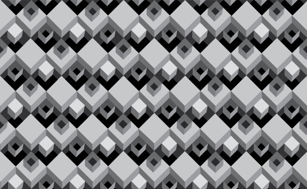 几何无缝图案具有立体感图片下载