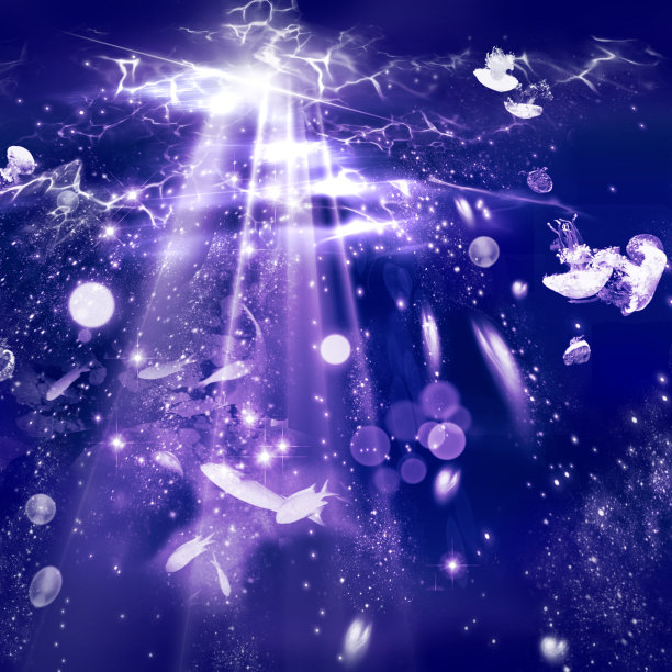 深海的图解。水肺潜水或潜水的形象。还有水母和鱼。(∀)这是夏天的味道图片下载