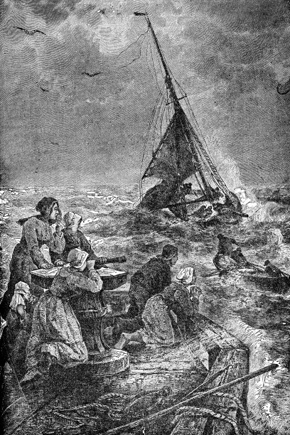 等待丈夫从海上归来的女人- 18世纪图片下载