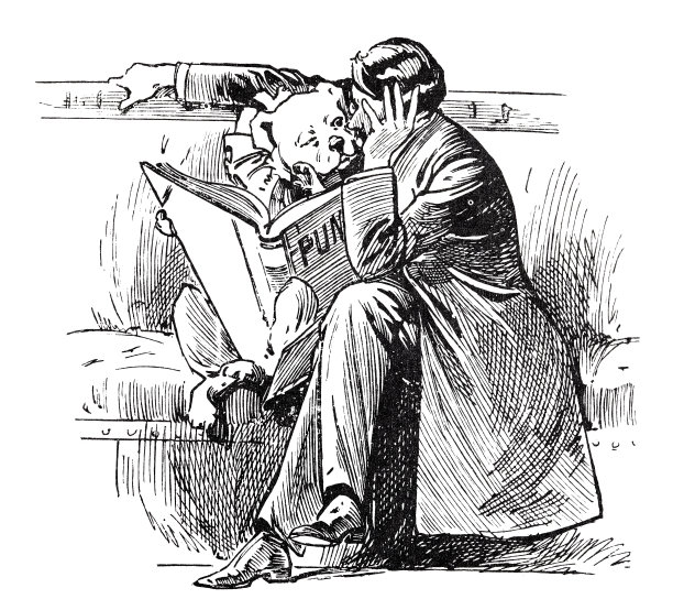 一名男子带着兜帽和他的狗一起看书，两人都坐在白色背景的沙发上图片下载