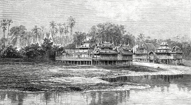 佛教棚屋，阿马拉普拉图片下载