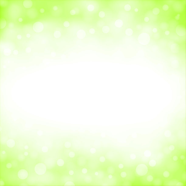 柔和的淡色鹦鹉绿色和白色的散焦散景水平空白和空白的正方形矢量背景非常明亮的中心图片下载