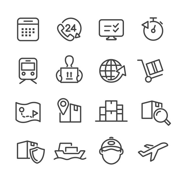 物流图标系列图片下载