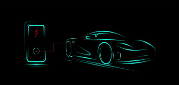 跑车充电站图片下载