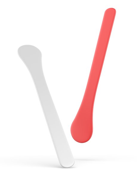 空白化妆品抹刀化妆品涂抹器模板，用于模型和品牌。图片下载