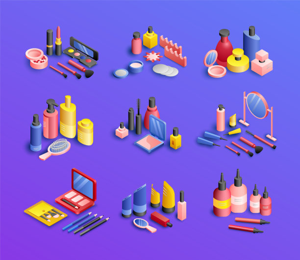 化妆品等长套装图片下载