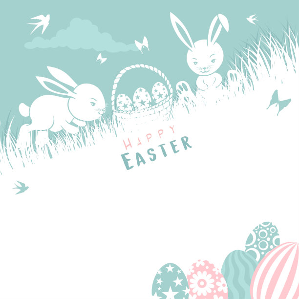 可爱的复活节兔子图片下载