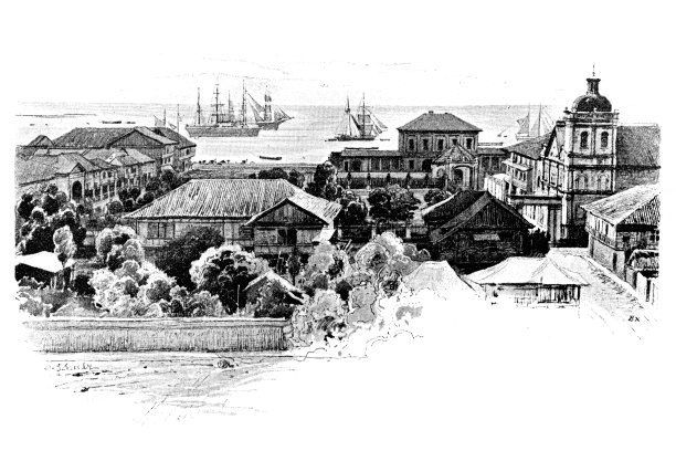 能看到港口景色的地区图片下载