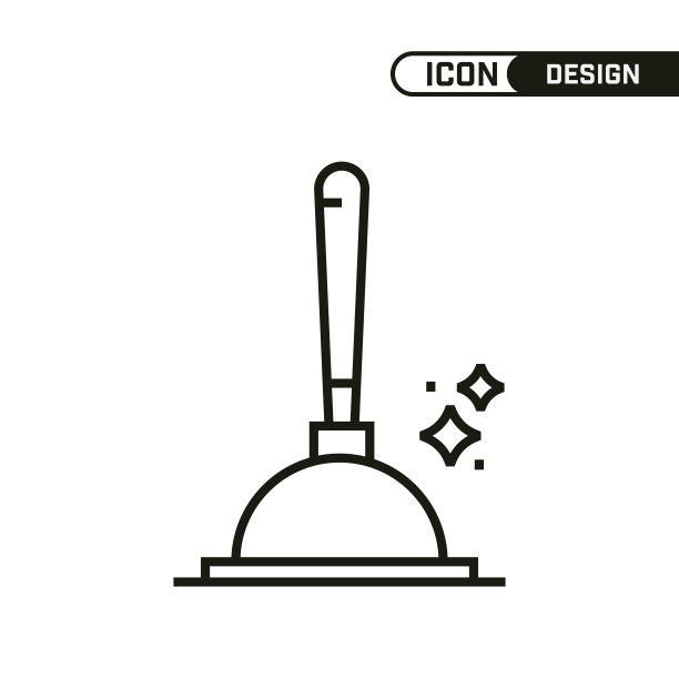清洗线图标。单一的图标设计。多用途和编辑细线设计。图片下载