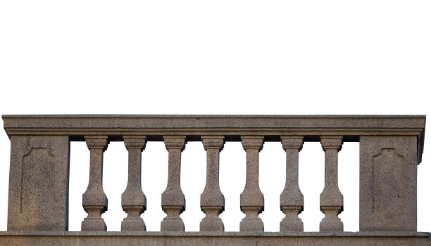 隔离石栏杆图片下载