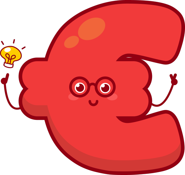 集可爱的欧元字符集合图片下载