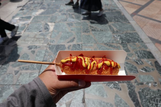 玉米热狗或热狗图片下载