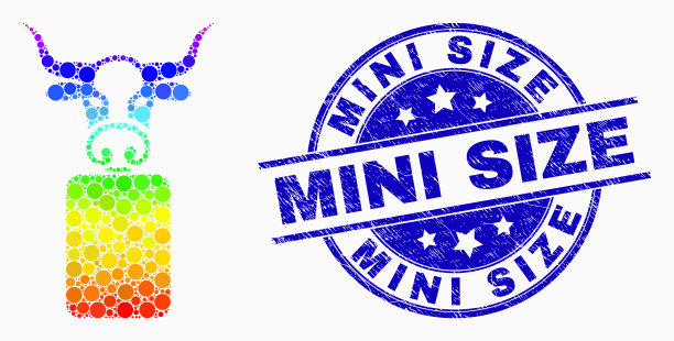 亮点公牛人图标和刮痕图片下载