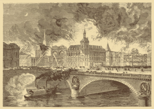 巴黎的法院之火图片下载