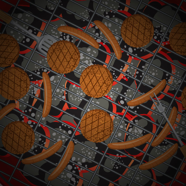 从上面烧烤的肉图片下载