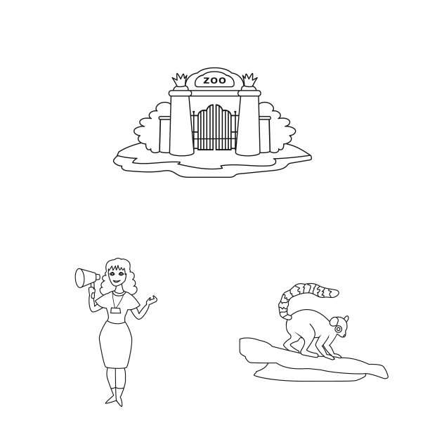 设计娱乐和森林标志图片下载