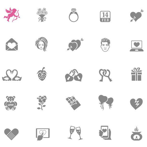 情人节的图标图片下载