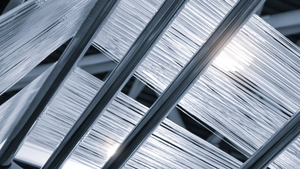 合成纺织线，工业织造线制造机，纺织面料生产工业概念背景图片下载