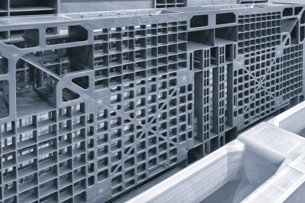 塑料箱作为物流概念图片下载