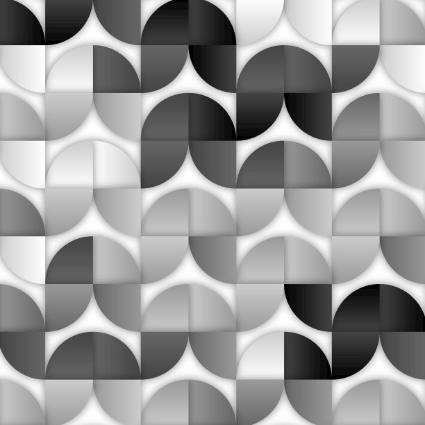 四分之一圆三维背景图案图片下载