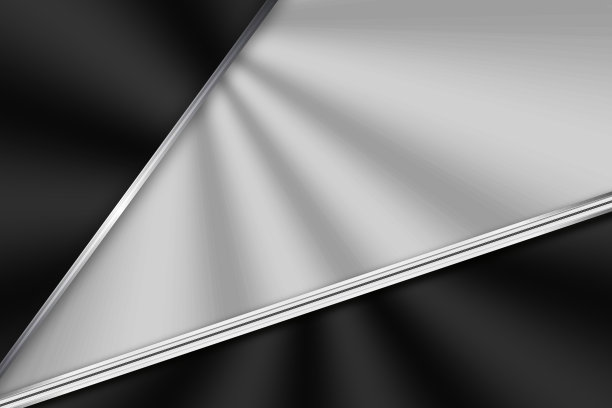 抽象的黑色和银色背景，装饰金属带。图片下载