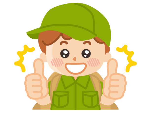 喜欢冒险的男孩。童子军。冒险。图片下载