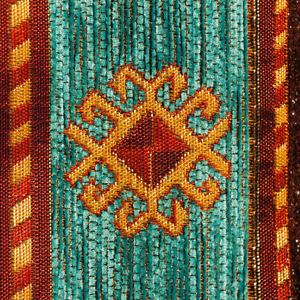 传统土耳其地毯的残片。图片下载