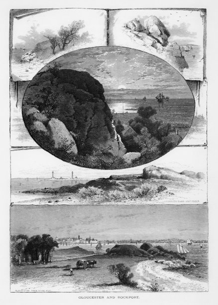 格洛斯特和罗克波特蒙太奇，马萨诸塞州，美国，《美国地理》图片下载