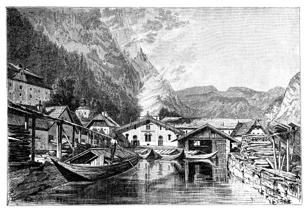 酿酒厂在初期铁器时代的图片下载