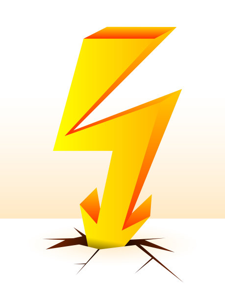 箭-闪电的象征。图片下载