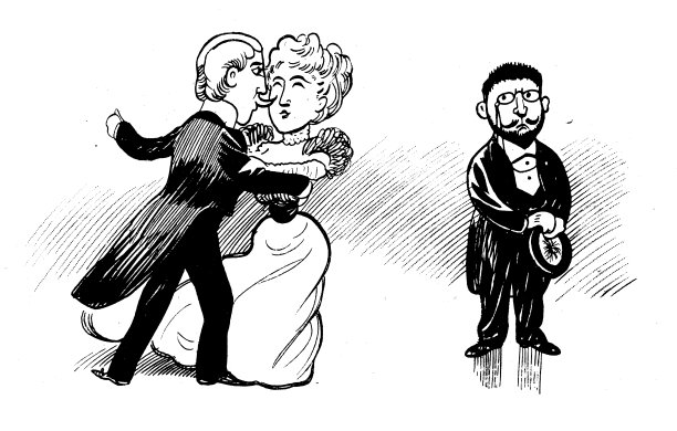 古董插图:跳舞图片下载