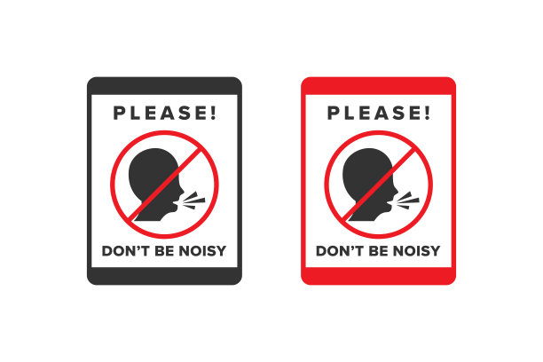 无噪音图标标志矢量设计，图标板禁止有噪音图片下载