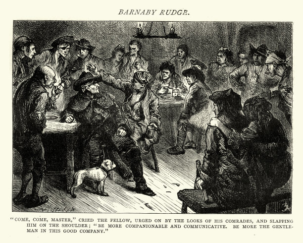 狄更斯，巴纳比·鲁奇，更像是这群好朋友中的绅士图片下载