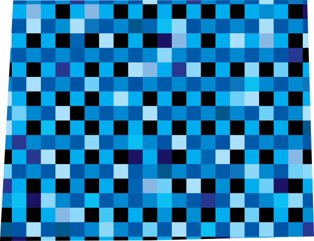 怀俄明蓝色方块地图图片下载