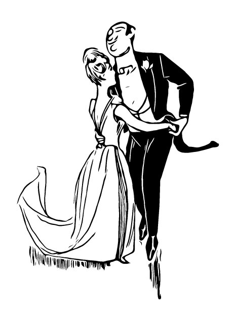 一对优雅的情侣出去跳舞图片下载