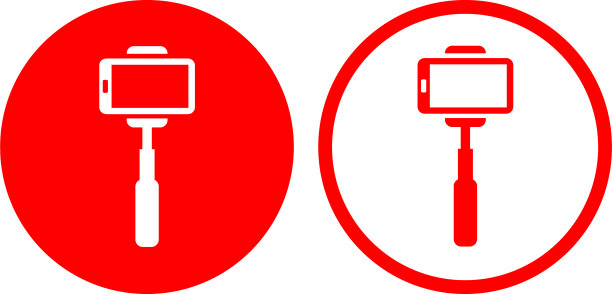 自拍杆手机图标图片下载