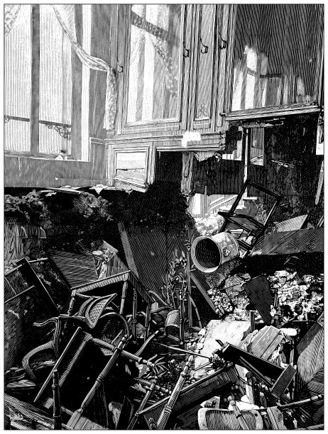 古色古香的图片:Champeaux餐厅爆炸图片下载