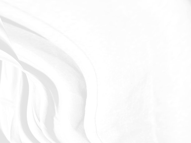 干净光滑的织物编织美观柔软的抽象曲线形状装饰时尚纺织品白色背景图片下载