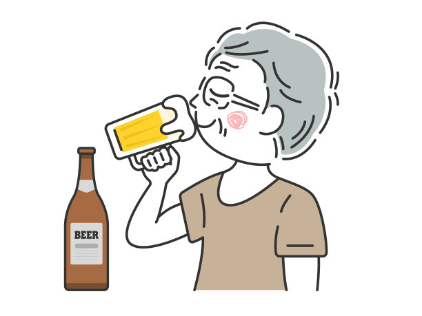 喝啤酒的人图片下载