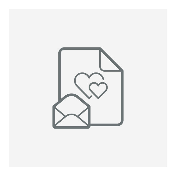 爱心信图标图片下载