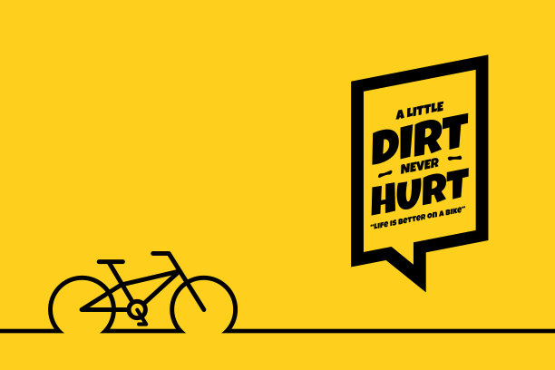 自行车或自行车字母背景股票插图图片下载