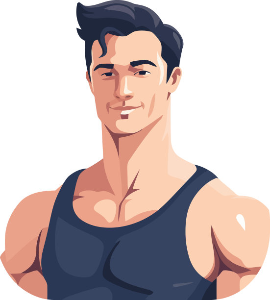 肌肉男锻炼力量图片下载