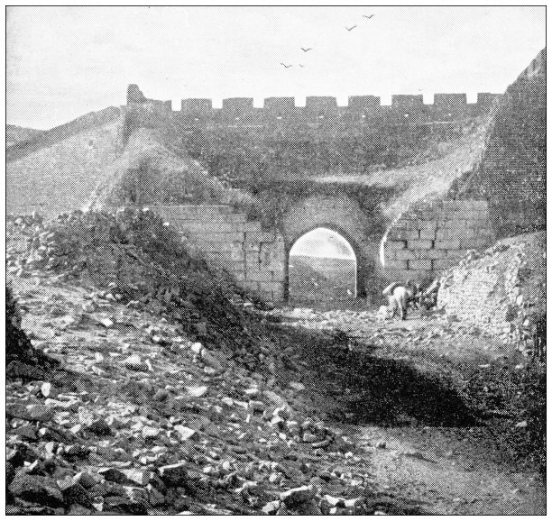 古玩中国旅行照片:中国长城的门户图片下载