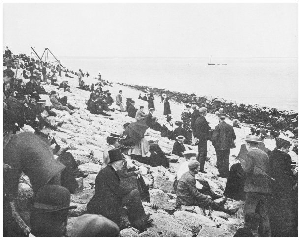 爱尔兰的古董照片:金斯敦赛舟会，都柏林郡图片下载