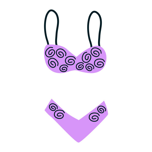 收集浪漫的内衣内裤和胸罩。图片下载