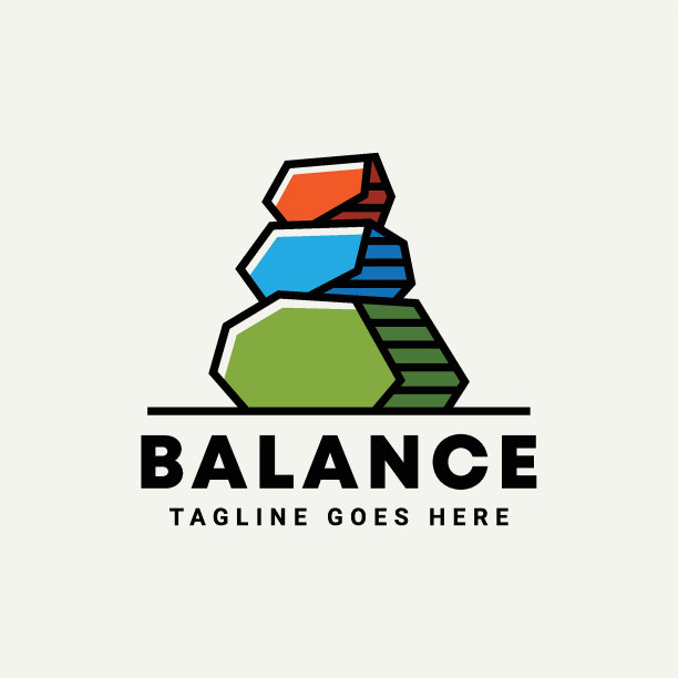 石标志模板矢量插图设计图片下载