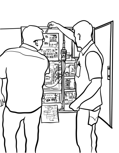 电梯保养及维修图片下载